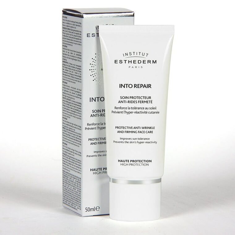 Esthederm tratamiento solar alta protección SPF50+ rostro y cuerpo protección celular pieles intolerantes fototipos claros