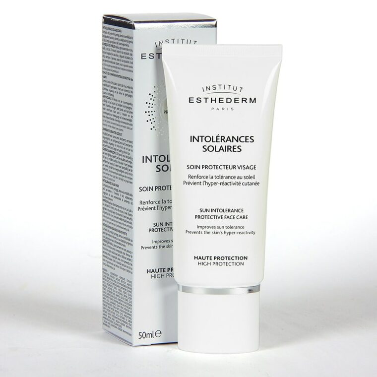 Protección solar alta Esthederm cara y cuerpo para pieles intolerantes al sol con protección celular activa