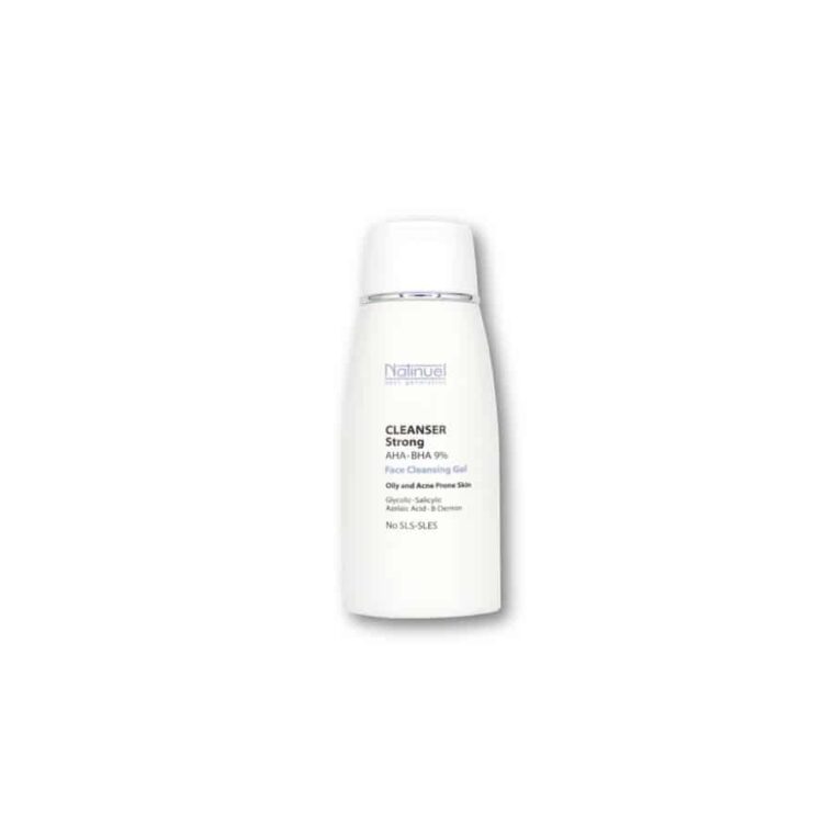 Natinuel limpiador facial sin SLS antiséptico para piel grasa y acneica que elimina exceso de sebo