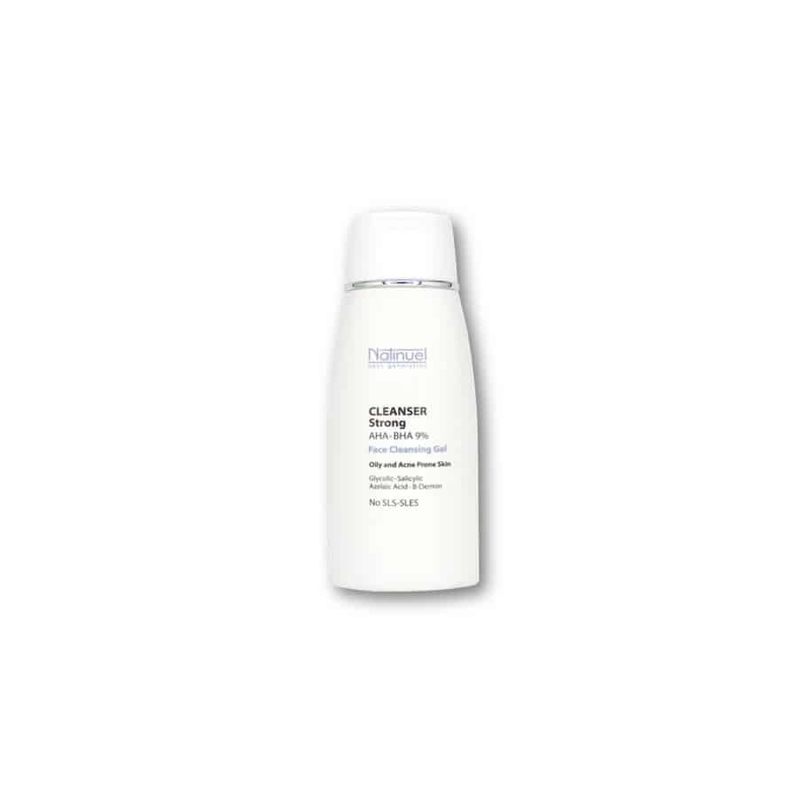 Natinuel limpiador facial sin SLS antiséptico para piel grasa y acneica que elimina exceso de sebo