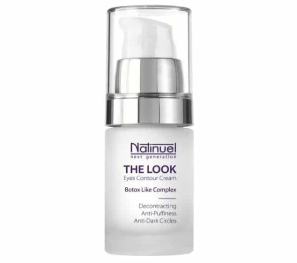 Contorno de ojos triple acción antiarrugas bolsas ojeras hidratante Natinuel antiaging