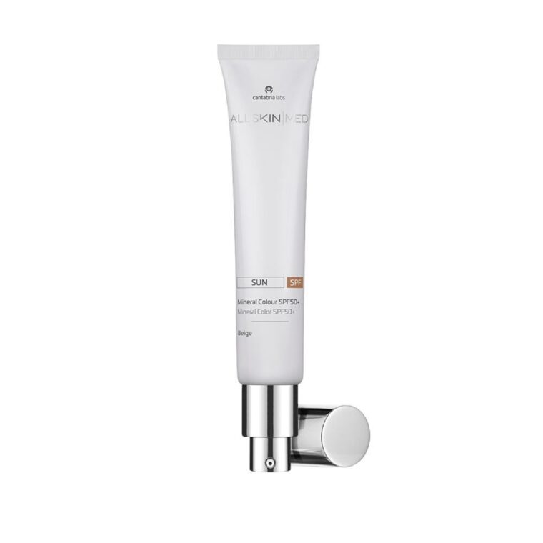 Protector solar 100% mineral SPF alta fotoinmunoprotección para pieles sensibles All Skin Med