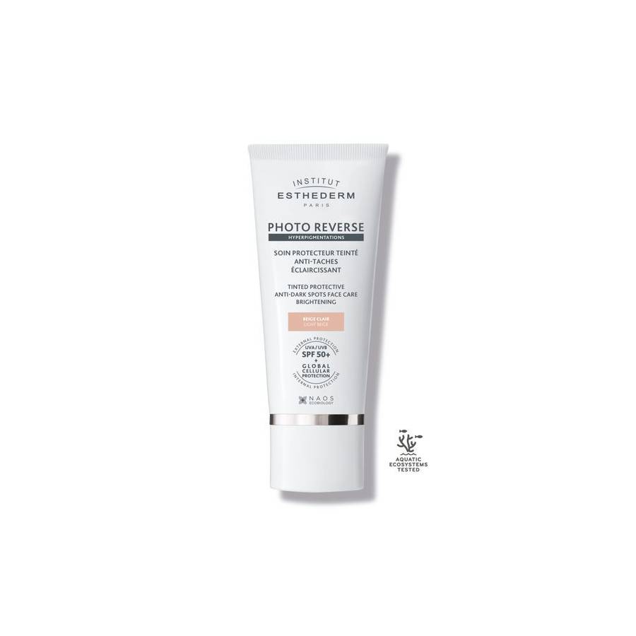 Esthederm crema facial antimanchas solares despigmentante SPF alta UVB UVA