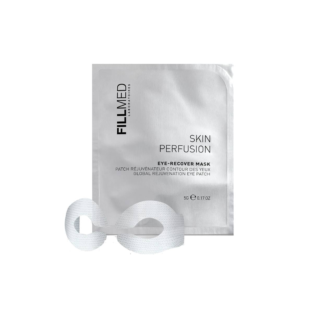 Fillmed Eye Recover Mask parche ocular contorno de ojos con trío de péptidos vigorizantes y colágeno patentado