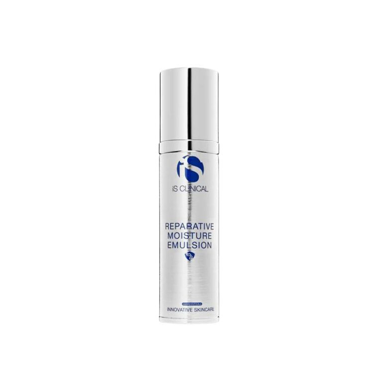 IS Clinical Reparative Moisture Emulsion hidratante antiedad con péptidos, antioxidantes y Extremozyme para día y noche