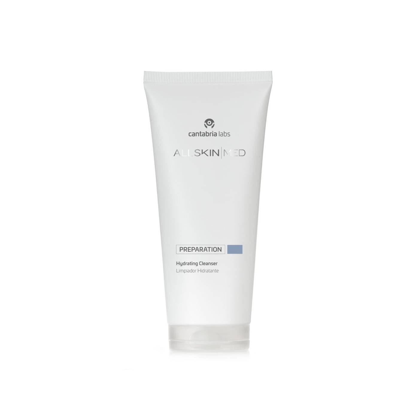 Hydrating Cleanser All Skin Med – limpiador hidratante facial en envase de 200 ml, textura cremosa, ideal para pieles normales, secas y sensibles